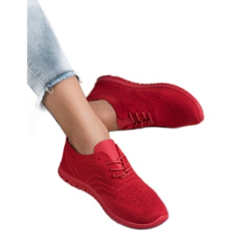 SHELOVET Chaussures de sport textiles rouge 1