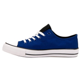 SHELOVET Baskets basses bleu 1