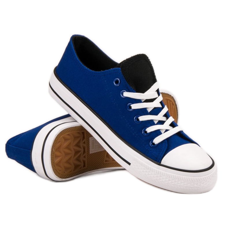 SHELOVET Baskets basses bleu 2 SHELOVET Baskets basses bleu 2