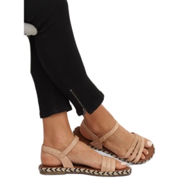 Sandales femme champagne M531 Champagne multicolore rose 2