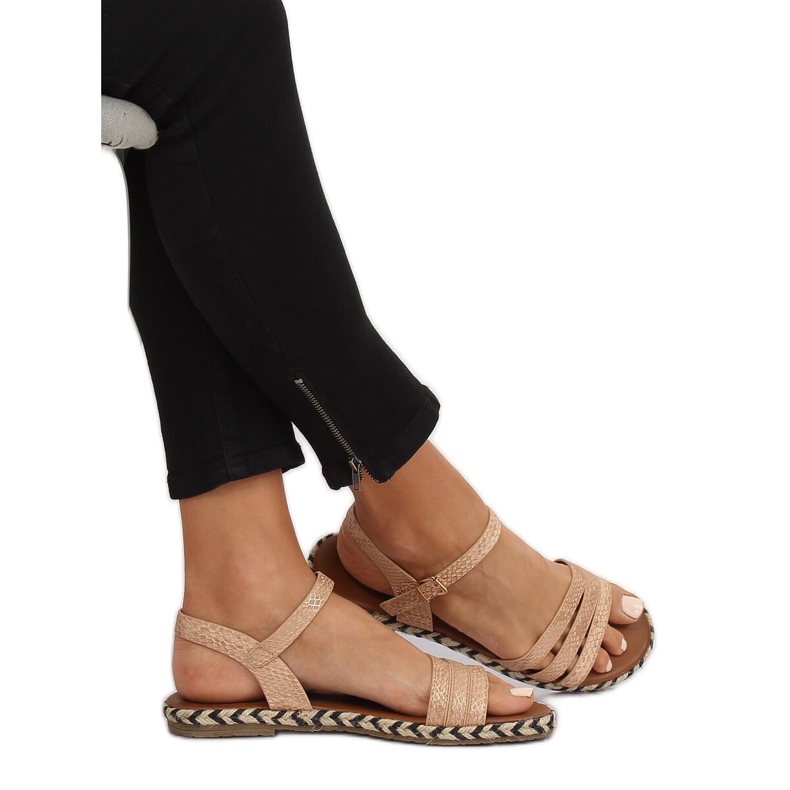 Sandales femme champagne M531 Champagne multicolore rose 2