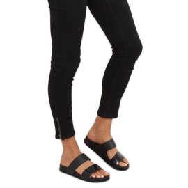 Chaussons noirs pour femmes TS-23 Noir le noir 2