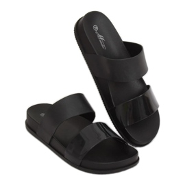 Chaussons noirs pour femmes TS-23 Noir 1
