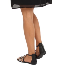 Sandales noires pour femmes LL6339 Noir 1