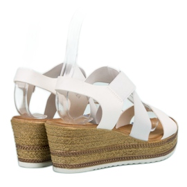 Flyfor Sandales à enfiler légères blanche 1 Flyfor Sandales à enfiler légères blanche 1