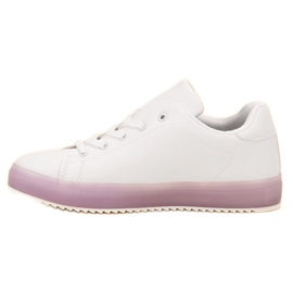 SHELOVET Chaussures de sport confortables blanc 1