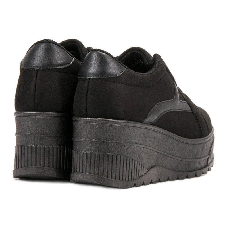 SHELOVET Chaussures noires sur la plate-forme 2