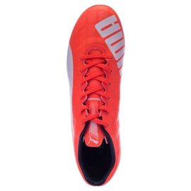 Chaussures de foot Puma evoSPEED 5.4 Fg M 10328601 multicolore rouge 2