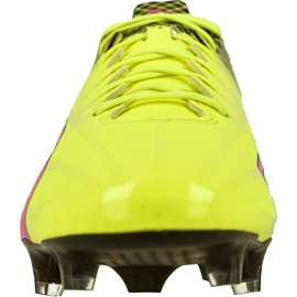Chaussures de foot Puma evoSPEED 5.5 Tricks Fg M 10359601 jaune, jaune, rose jaune 3