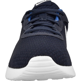 Chaussure Nike Sportswear Tanjun M 812654-414 blanche bleu marin 2