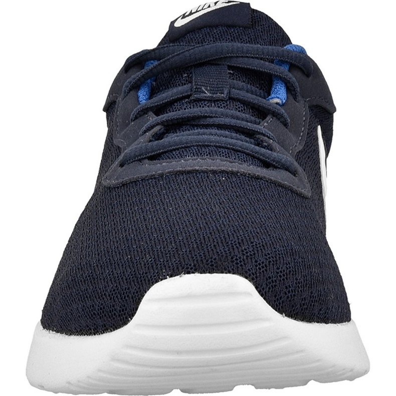 Chaussure Nike Sportswear Tanjun M 812654-414 blanche bleu marin 2