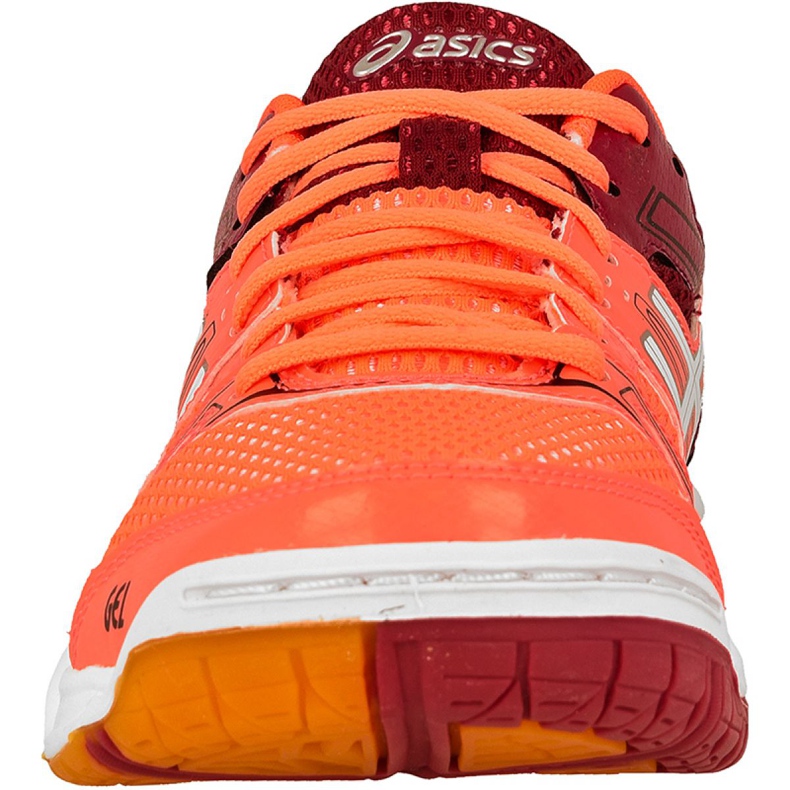 Asics Gel-Rocket 7 W B455N-0601 chaussures de volley-ball multicolore orange 2