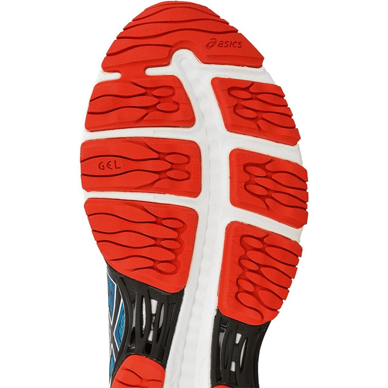 Chaussures de course Asics Gel-Cumulus 18 M T6C3N-4190 noir bleu 1