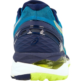 Chaussures de course Asics Gel-KAYANO 23 M T646N-4907 bleu marin bleu jaune 2