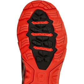 Chaussures de course Asics Gel-FujiTrabuco 5 M T6J0N-9023 le noir orange 1