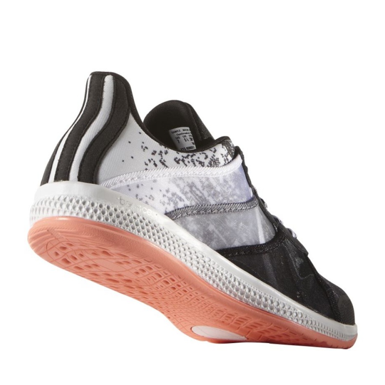 Chaussures d'entraînement Adidas Gymbreaker Bounce W BB3985 blanc noir gris 1