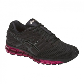 Chaussures de course Asics Gel Quantum 180 2 W T6G7N-9090 le noir violet 2