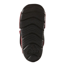 Sandales Adidas Spider Man AltaSwim Jr BY2610 noir rouge 2