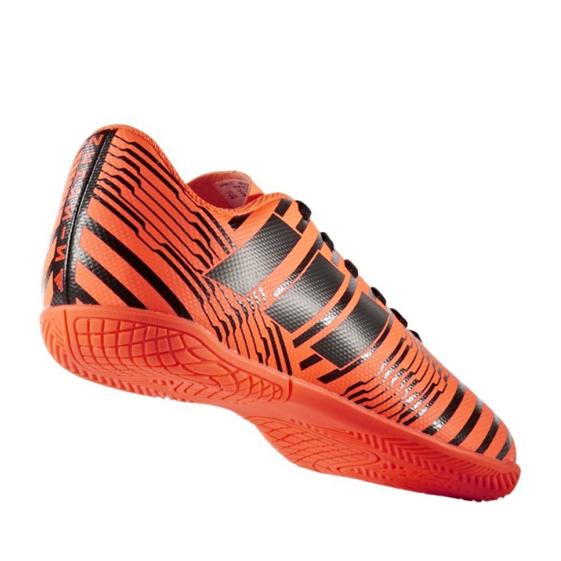 Chaussures d'intérieur adidas Nemeziz 17.4 In Jr S82467 multicolore orange 1