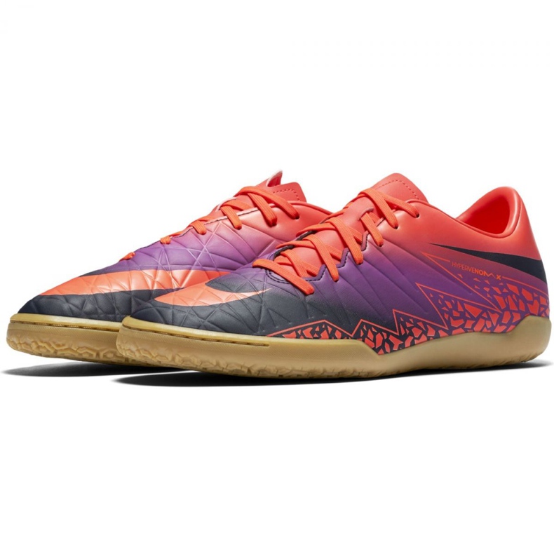 Chaussures d'intérieur Nike Hypervenom Phelon Ii Ic M 749898-845 multicolore orange 2