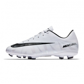 Nike Mercurial Victory Vi CR7 Fg Jr 852489-401 chaussures de football blanc 1