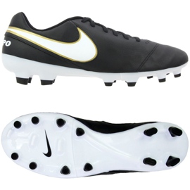 Chaussures de football Nike Tiempo Genio Ii Leather Fg M 819213-010 le noir le noir 2