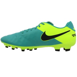 Nike Tiempo Genio Ii Fg M 819213-307 chaussures de football le noir bleu 2