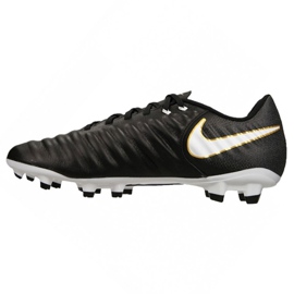 Chaussures de football Nike Tiempo Ligera Iv Fg M 897744-002 noir noir 1