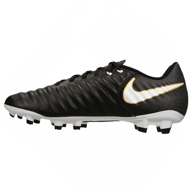 Chaussures de football Nike Tiempo Ligera Iv Fg M 897744-002 noir noir 1