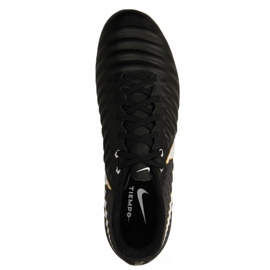 Chaussures de football Nike Tiempo Ligera Iv Fg M 897744-002 noir noir 2