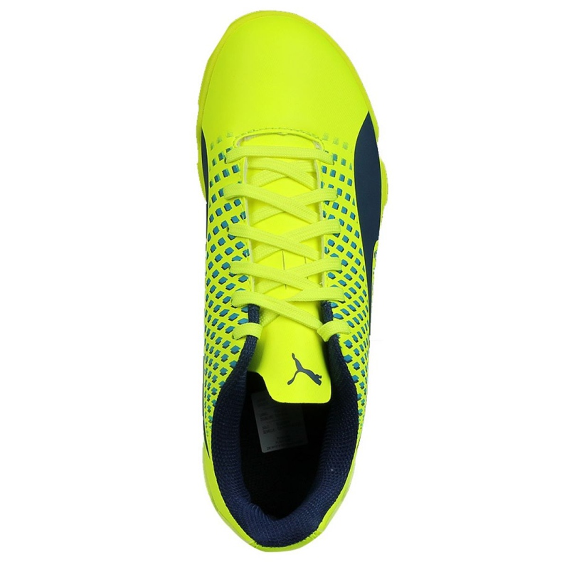 Chaussures d'intérieur Puma Adreno Iii In Jr 104050 09 jaune vert 2
