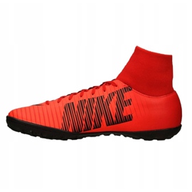 Nike MercurialX Victory Vi Df Tf M 903614-616 chaussures de football rouge rouge 1