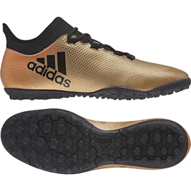 Adidas X Tango 17.3 Tf M CP9135 chaussures de football multicolore doré 1