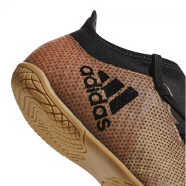 Chaussures d'intérieur adidas X Tango 17.3 In Jr CP9033 le noir d'or 2
