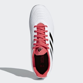 Chaussures de football Adidas Predator 18.4 FxG Jr CP9241 multicolore blanche 2