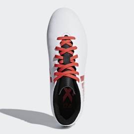 Chaussures de foot Adidas X 17.4 FxG Jr CP9015 multicolore blanche 1 Chaussures de foot Adidas X 17.4 FxG Jr CP9015 multicolore blanche 1