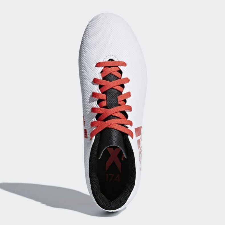 Chaussures de foot Adidas X 17.4 FxG Jr CP9015 multicolore blanche 1 Chaussures de foot Adidas X 17.4 FxG Jr CP9015 multicolore blanche 1