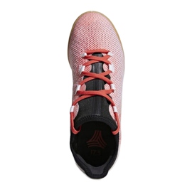 Chaussures indoor adidas X Tango 17.3 In Jr CP9034 multicolore blanche 1