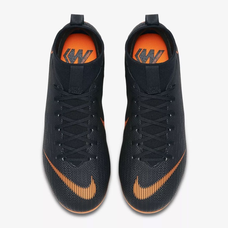 Nike Mercurial Superfly 6 Academy Gs Mg Jr AH7337-081 chaussures de football noir noir 2