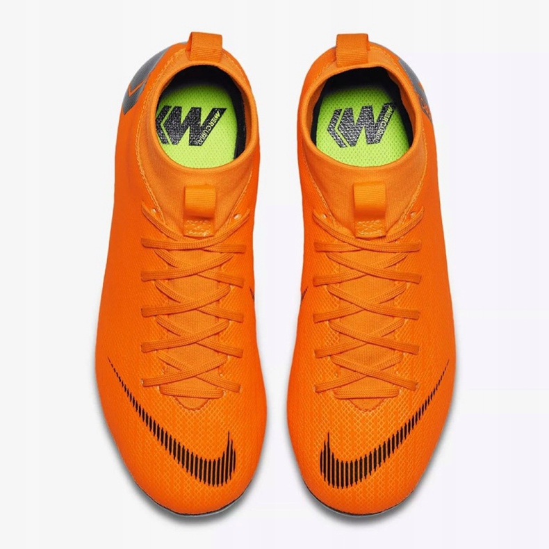 Nike Mercurial Superfly 6 Academy Gs Mg Jr AH7337-810 chaussures de football multicolore orange 2