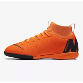 Chaussures d'intérieur Nike Mercurial SuperflyX 6 Academy Gs Ic Jr AH7343-810 orange orange 1