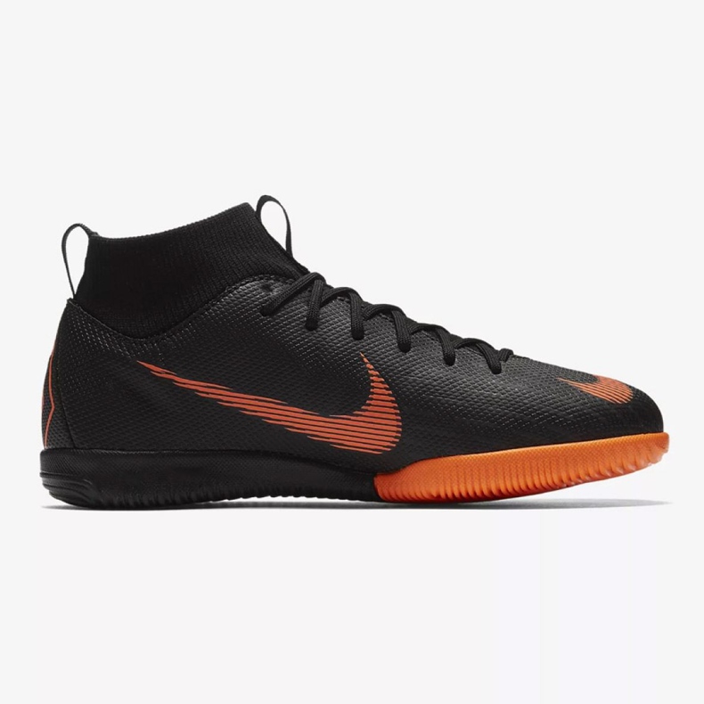Chaussures d'intérieur Nike Mercurial SuperflyX 6 Academy Gs Ic Jr AH7343-081 orange noir 1