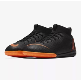 Chaussures d'intérieur Nike Mercurial SuperflyX 6 Academy Gs Ic Jr AH7343-081 orange le noir 3