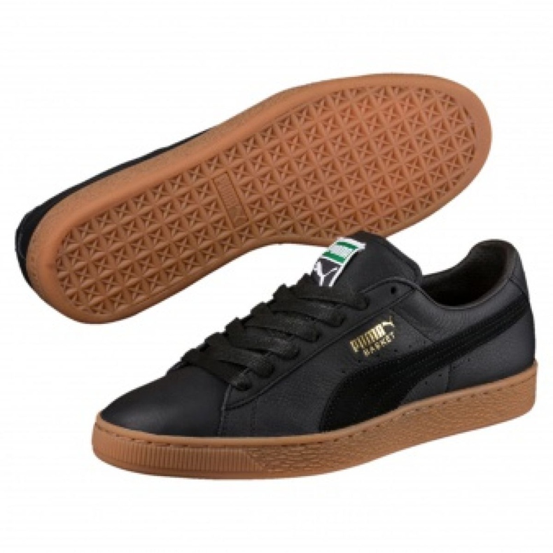Puma Basket Classic Gum Deluxe M 365366 02 le noir 1