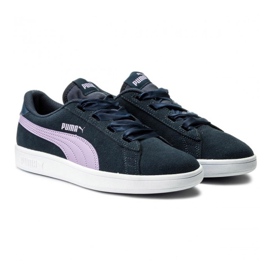 Puma Smash v2 Ruban Jr 366003 03 bleu marin 1