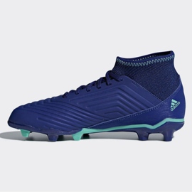 Chaussures de football Adidas Predator 18.3 Fg Junior CP9012 bleu bleu 1