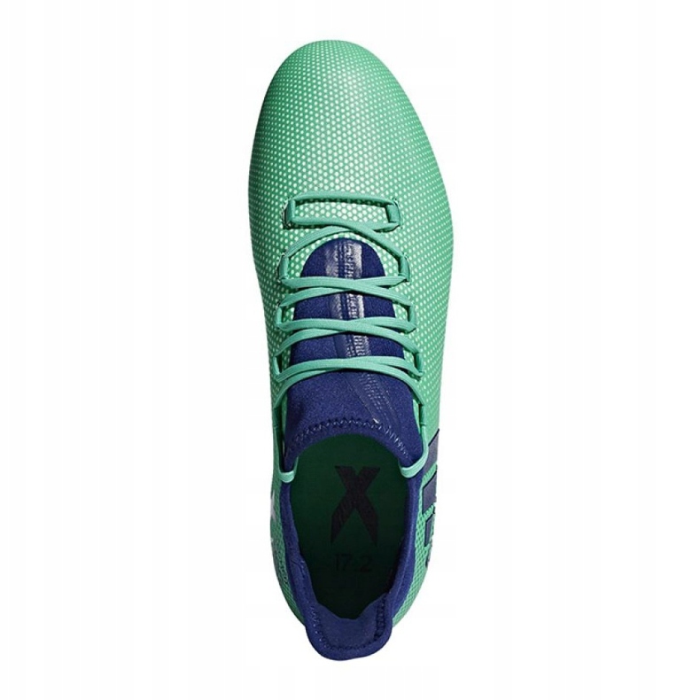 Chaussures de foot Adidas X 17.2 Fg M CP9189 multicolore vert 2