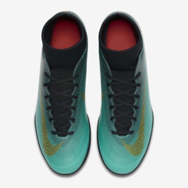 Chaussures de football Nike Mercurialx 6 Club CR7 TF AJ3570-390 bleu bleu 1