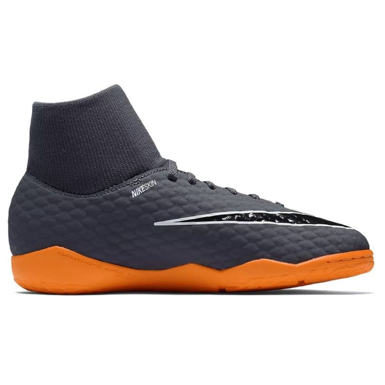 Nike Hyphantomx 3 Academy Df Ic Jr AH7291-081-S gris gris 1