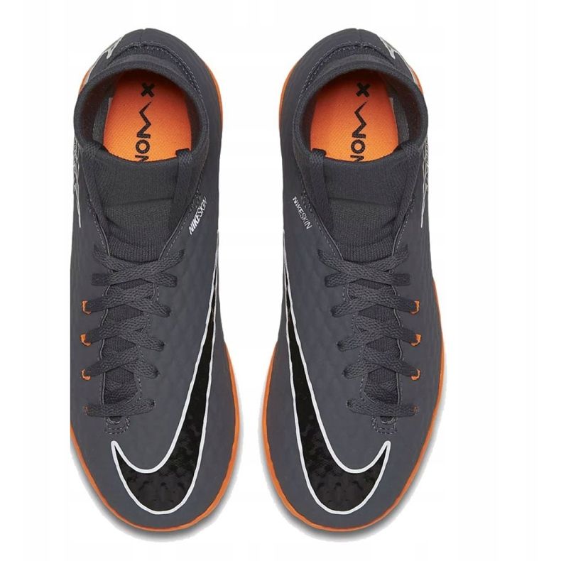 Nike Hyphantomx 3 Academy Df Ic Jr AH7291-081-S gris gris 2